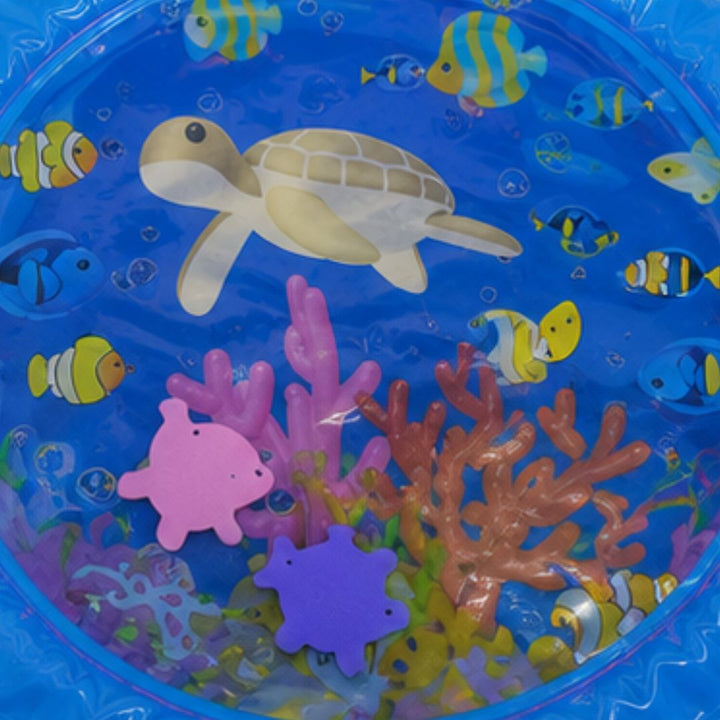 Inflatable Tummy Time Baby Water Play Mat