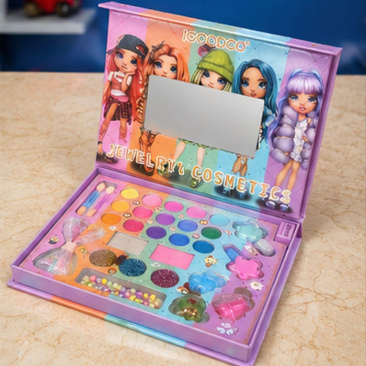 Jewelry &amp; Cosmetics 29-in-1 Makeup Beauty Box for Girls