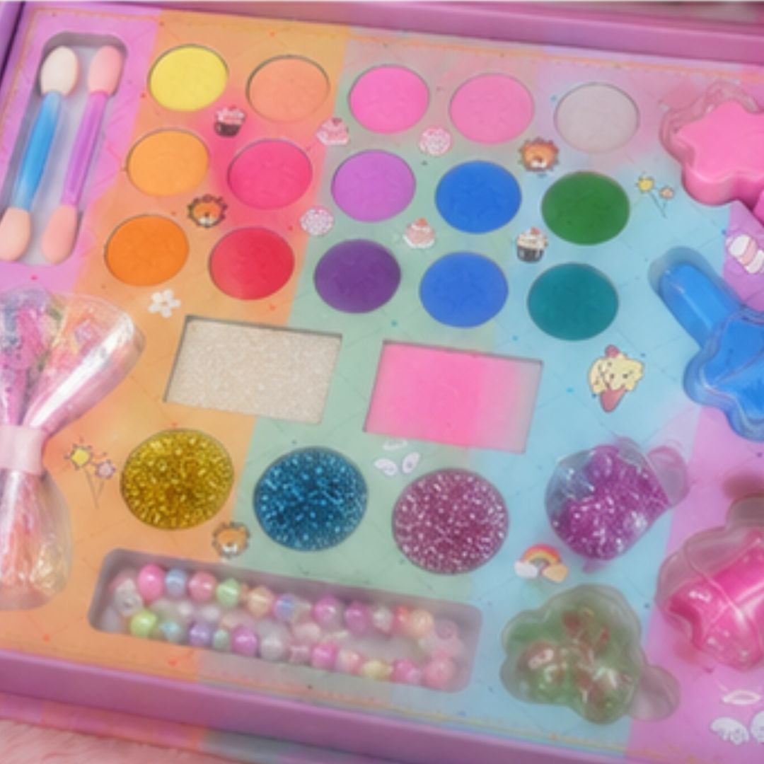 Jewelry &amp; Cosmetics 29-in-1 Makeup Beauty Box for Girls