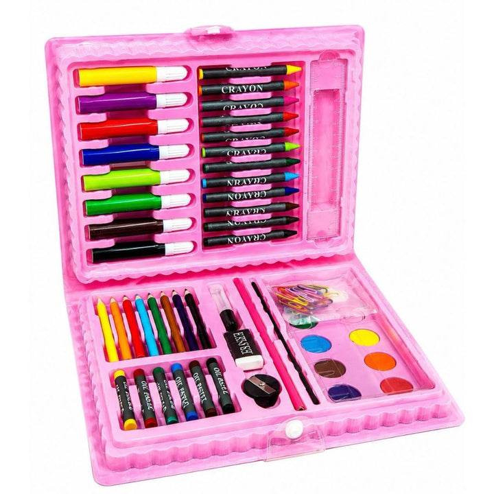 Kids Art Set Drawing &amp; Coloring Kit in Carry Case (68 PCS)