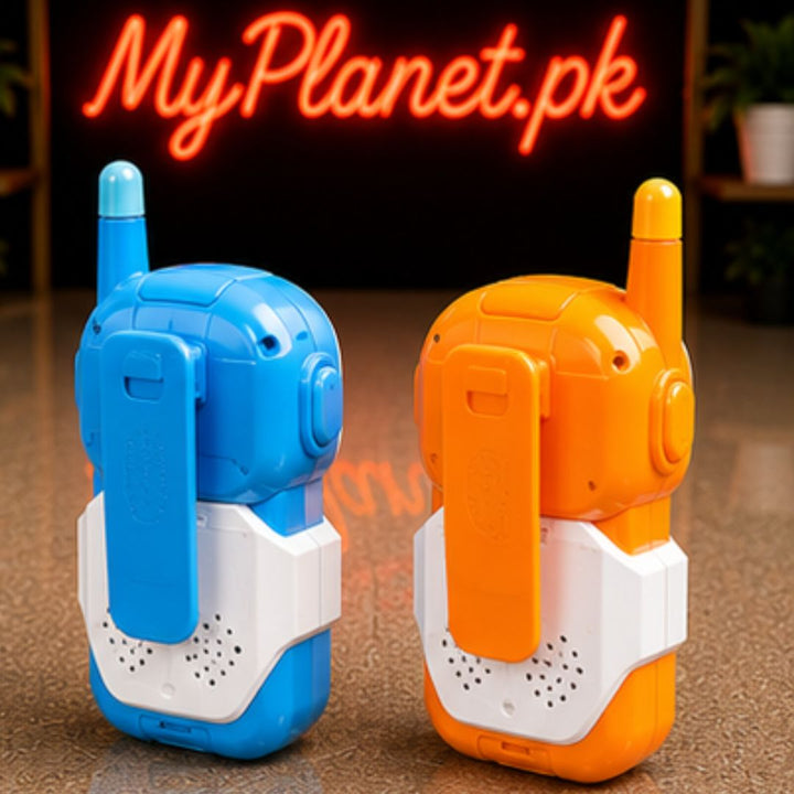 Kids Colorful Robot Walkie Talkie Toy Set