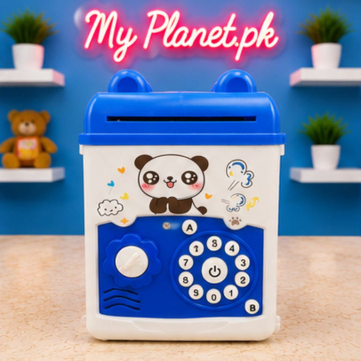 Kids Electronic ATM Piggy Bank Money Saving Box with Password &amp; Music