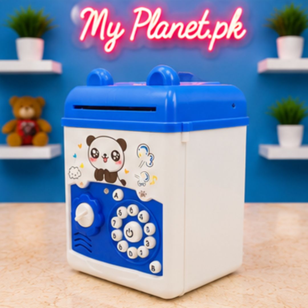 Kids Electronic ATM Piggy Bank Money Saving Box with Password &amp; Music