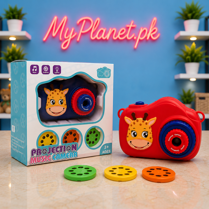 Kids Projection Music Camera with Lights