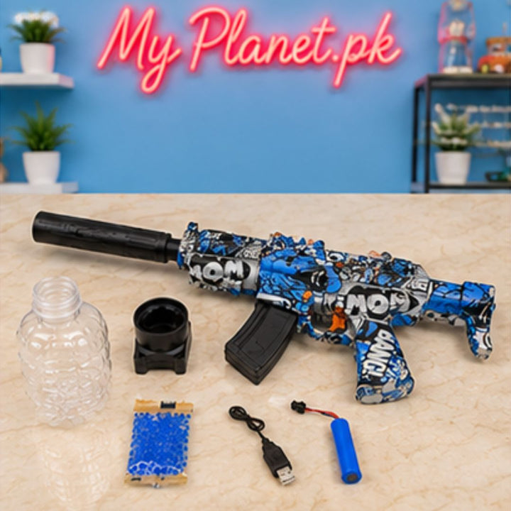 MP5 Assault Rifle Electric Gel Blaster Gun with Automatic Shooting