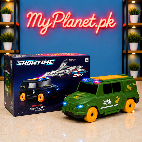 Military Armored Money Spraying Truck with Lights
