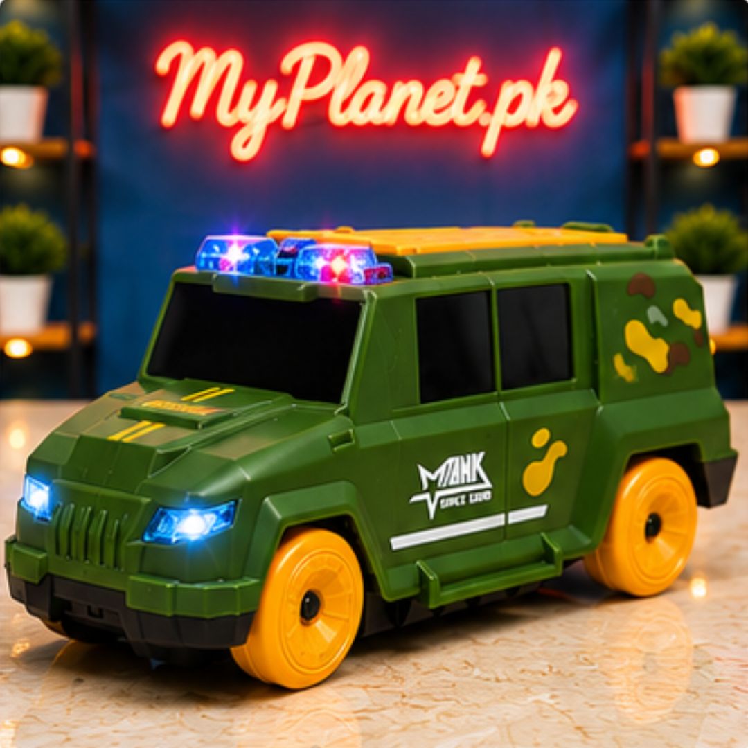 Military Armored Money Spraying Truck with Lights