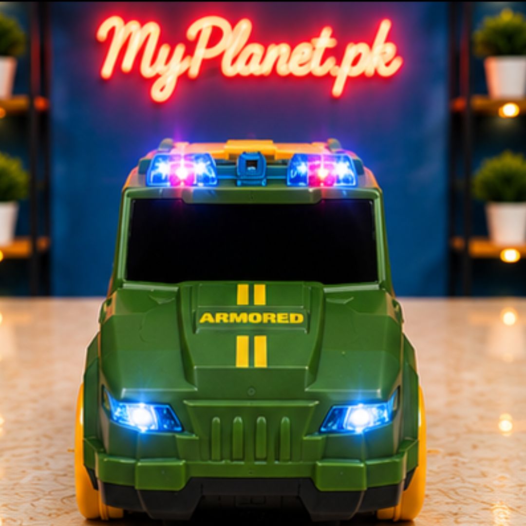 Military Armored Money Spraying Truck with Lights