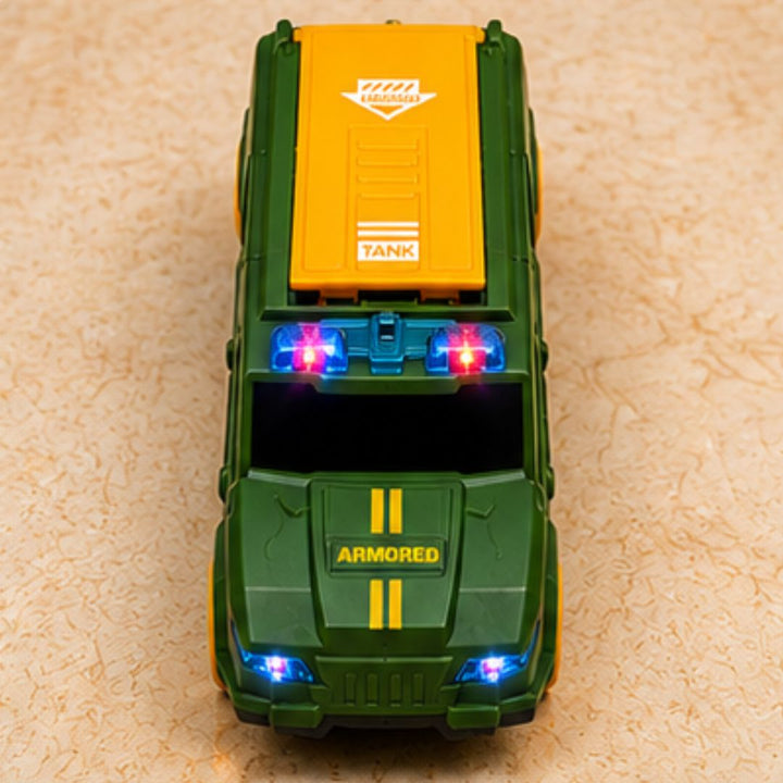 Military Armored Money Spraying Truck with Lights