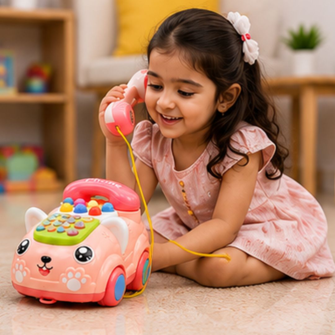 Multifunction Educational Baby Telephone Car