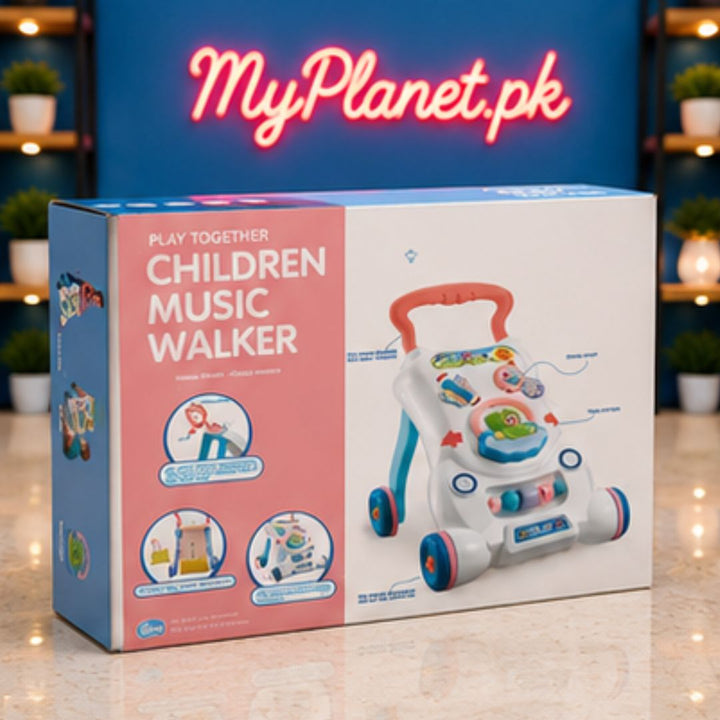 Multifunctional Baby Activity Music Walker