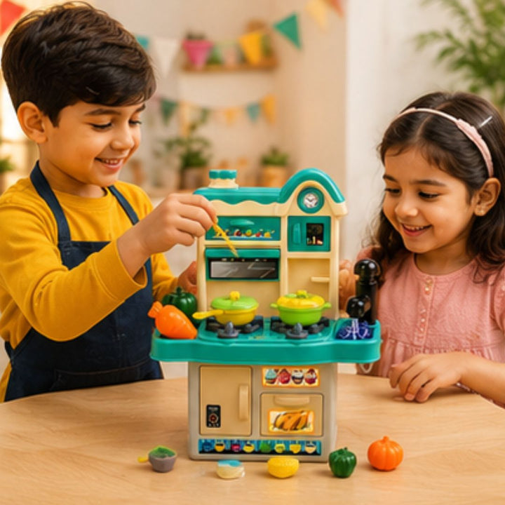 My Little Kitchen Happy Cook Play Set (45 Pieces)