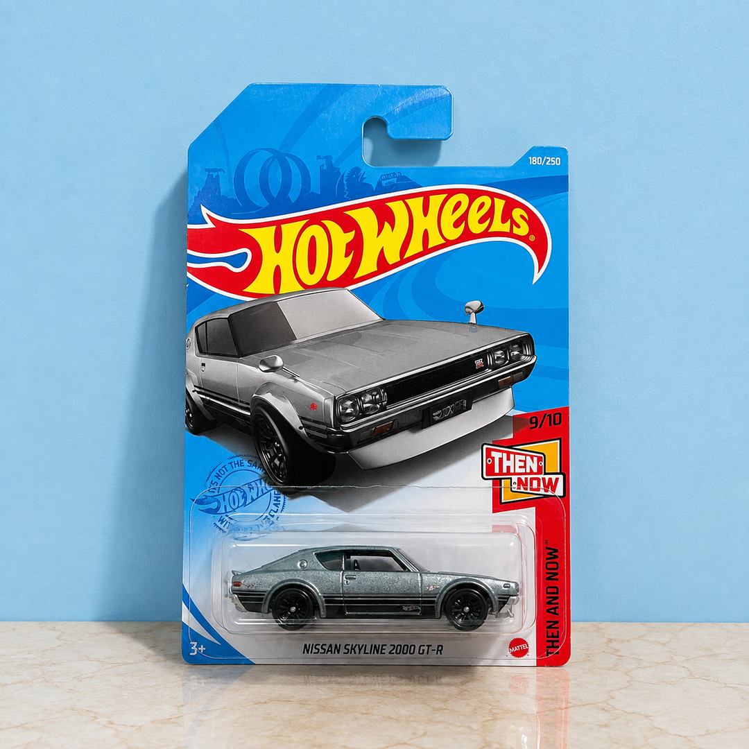 Original Hot Wheels Nissan Skyline 2000 GT-R 1 64 scale die cast car made in Malaysia