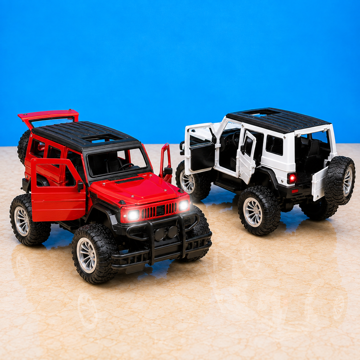 RC 4WD Off-RoadMetal Jeep with Openable Doors &amp; Front Hood