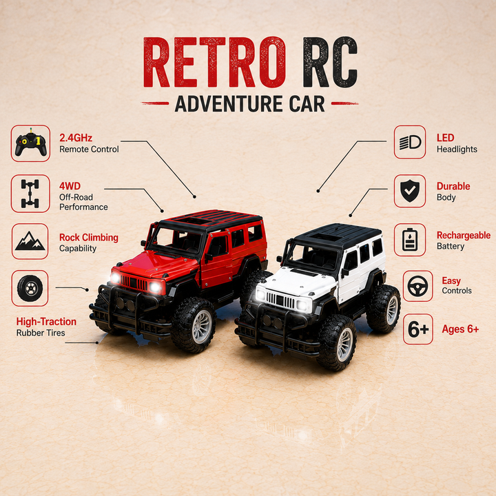RC 4WD Off-RoadMetal Jeep with Openable Doors &amp; Front Hood