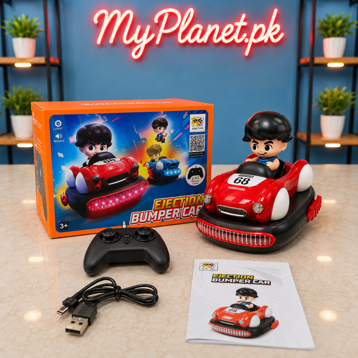 RC Ejection Bumper Car with Driver Pop-Up Action