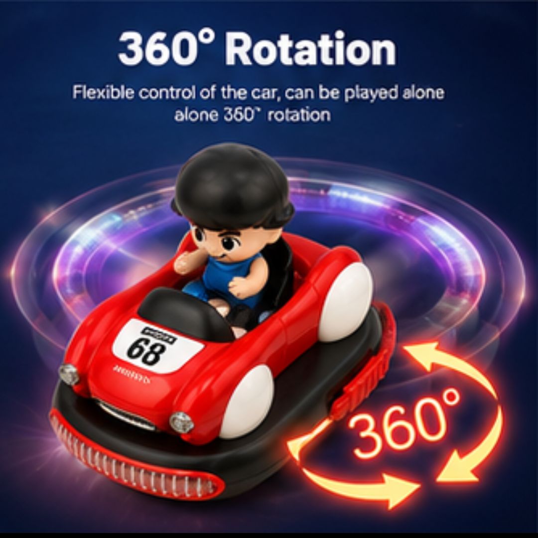 RC Ejection Bumper Car with Driver Pop-Up Action