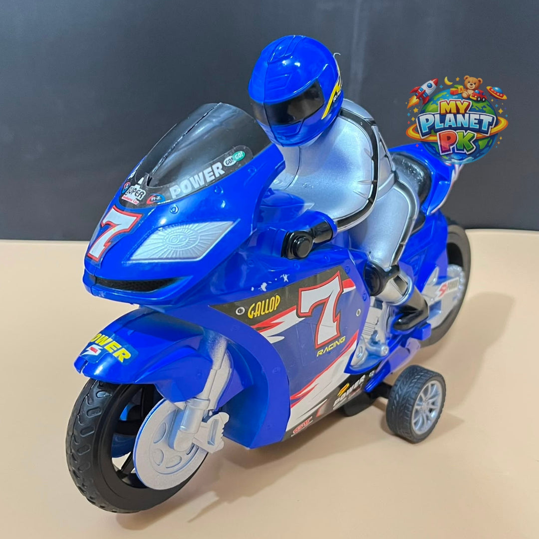 Remote Control High Speed Stunt Motorcycle with 360° Rotation