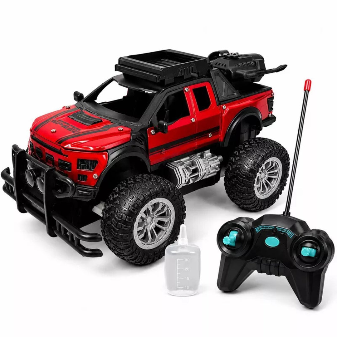 Remote Control Off Road Metal Jeep with Mist Spray  (1:18 Scale)