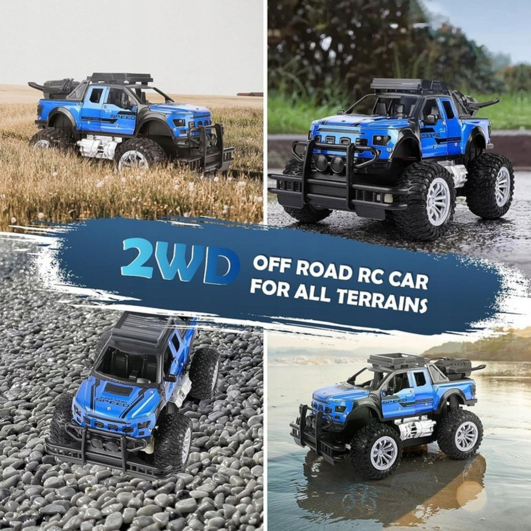 Remote Control Off Road Metal Jeep with Mist Spray  (1:18 Scale)