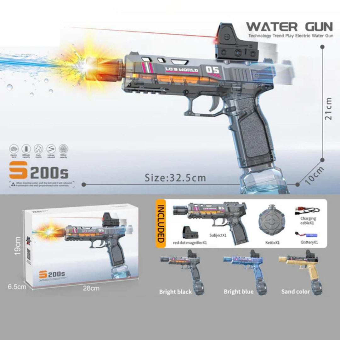 S200S Rechargeable Electric Water Blaster with Light &amp; Firing Sound