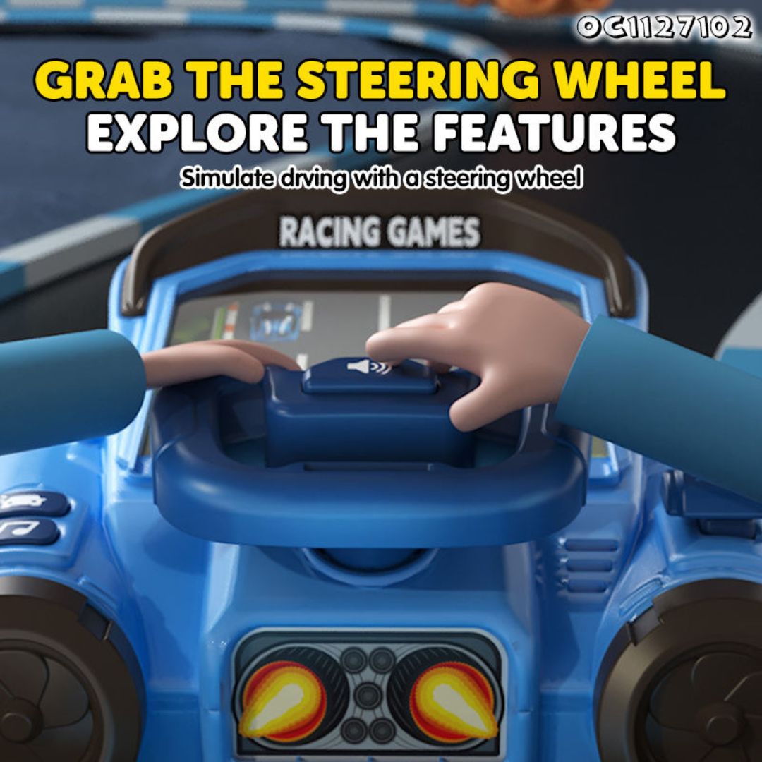 Simulation Console Steering Wheel Racing Car Adventure
