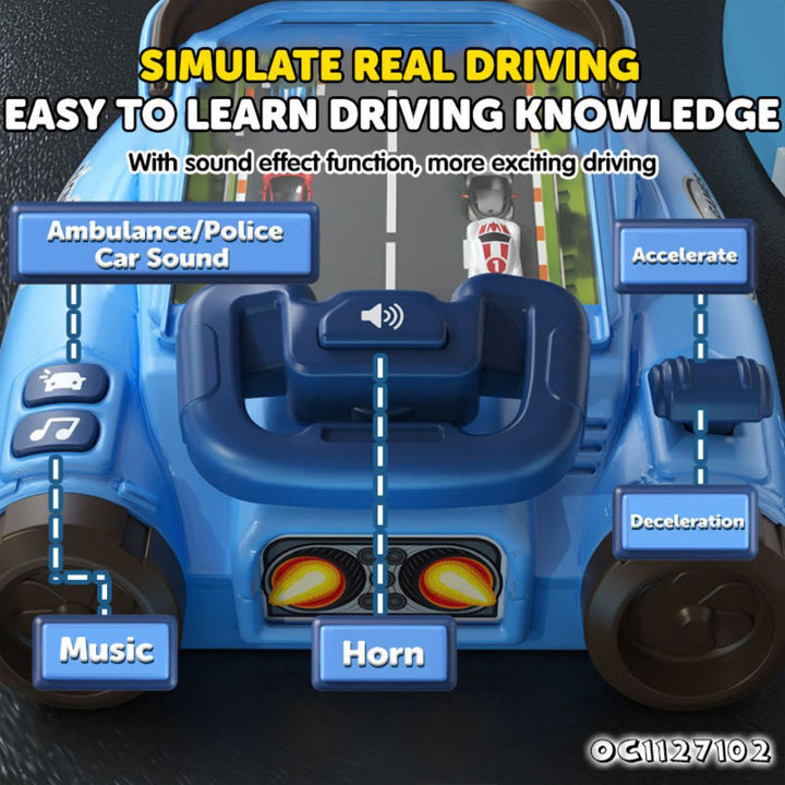 Simulation Console Steering Wheel Racing Car Adventure