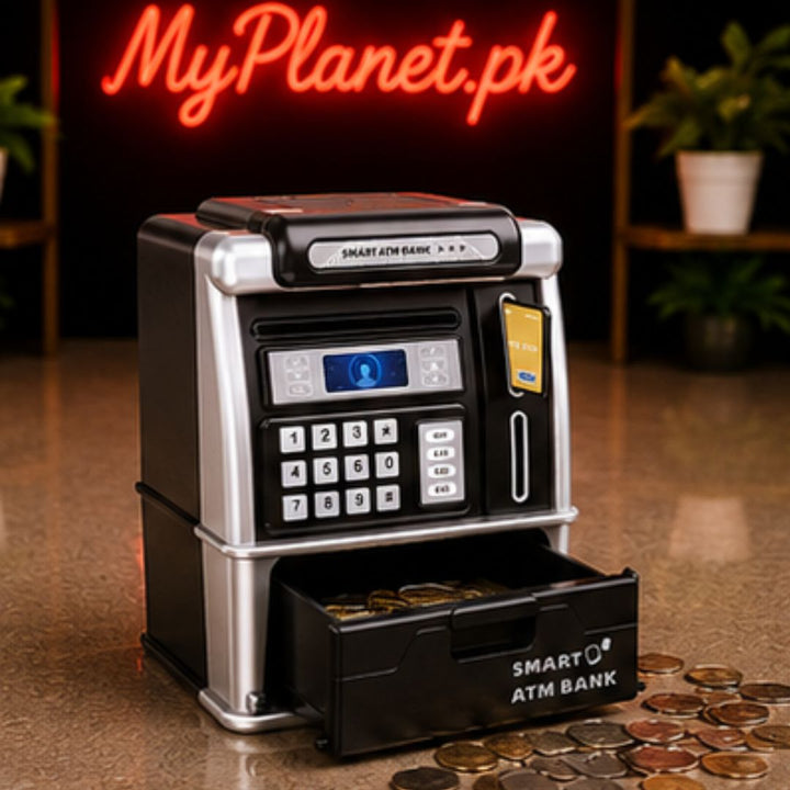 Smart ATM Bank Money Saving Toy with Password &amp; ATM Card