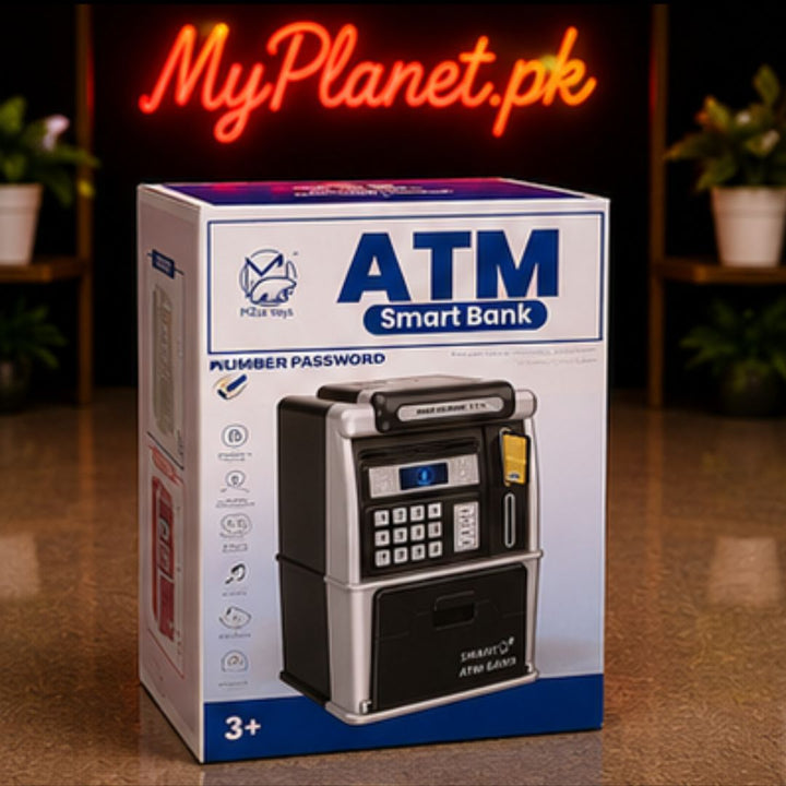 Smart ATM Bank Money Saving Toy with Password &amp; ATM Card