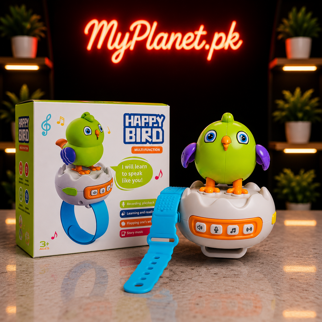 Smart Interactive Happy Bird Talking Watch Learning Toy
