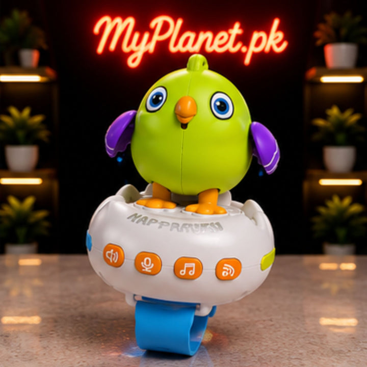 Smart Interactive Happy Bird Talking Watch Learning Toy
