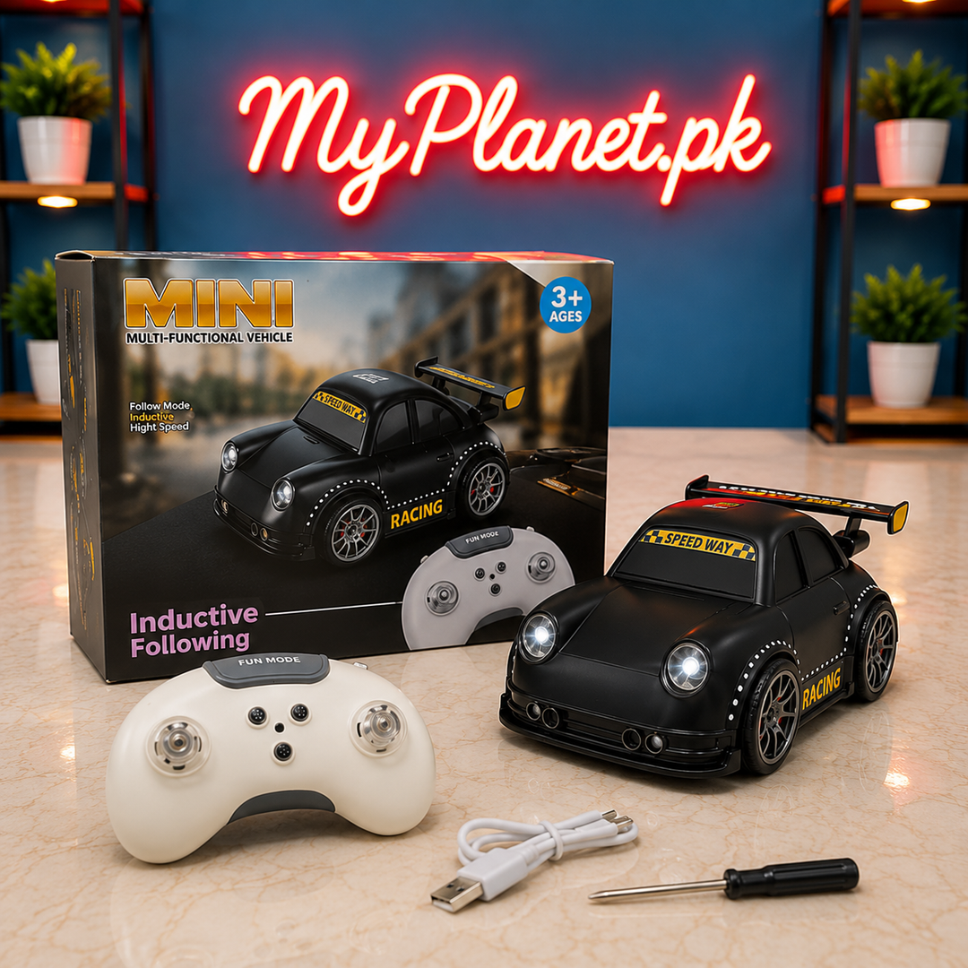 Smart Mini RC Follow Me Car with Escape Mode &amp; Remote Control