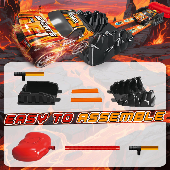 Speed Leap Compressed Air Racing Car Launcher Track Set