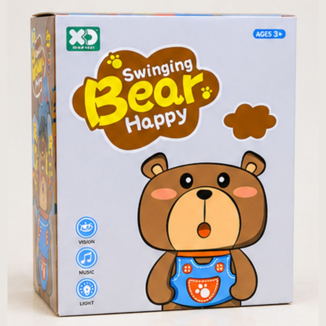 Swinging Bear Happy Dancing Toy with Lights &amp; Music