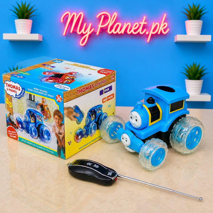 Thomas &amp; Friends-style Remote Control Musical Stunt Train with Lights