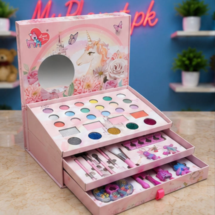 Unicorn DIY Makeup Box &amp; Beads Set for Girls