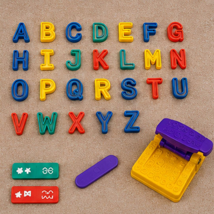 Alphabet Learning Color Dough Set