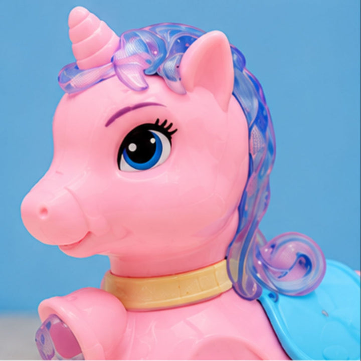 Walking Musical Pony Toy with Lights &amp; Sound
