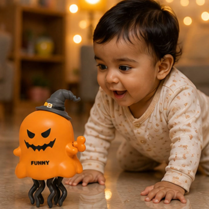 Wind Up Dancing Ghost Halloween Toy